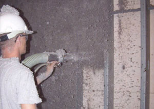 Cellulose insulation installation in Carthage
