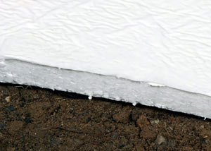 Insulation installed on a crawl space floor in Florence