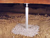 Clinton installation of a crawl space jack