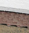crawl space insulation installed in Brookhaven over our extra large drainage matting