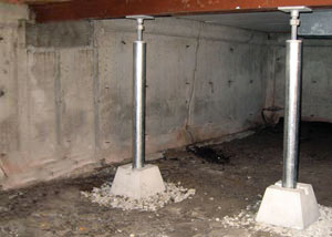 Crawl space jack post installation Terry