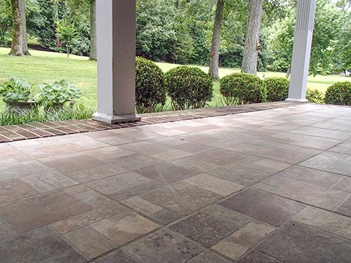 PolyLevel for Sunken Patio in Gulfport, Jackson, New Orleans