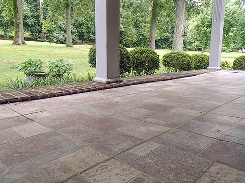 PolyLevel for Sunken Patio in Gulfport, Jackson, New Orleans