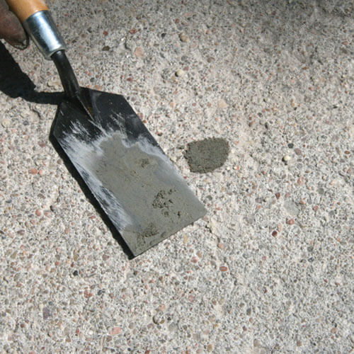 PolyLevel step 4: sealing holes and control joints