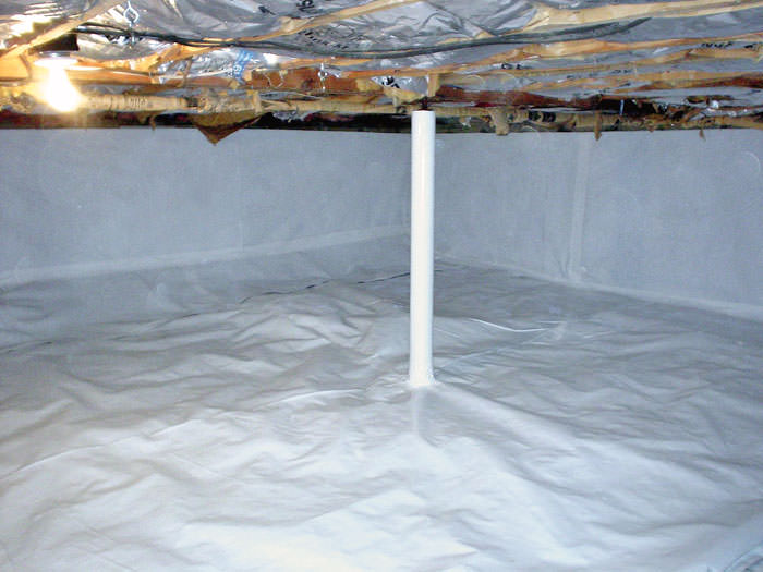 Crawl E Barrier By Jackson Meridian Brandon Waterproofers A Sealed Crawl E In Clinton With Vapor Barrier