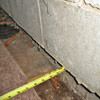 Foundation wall separating from the floor in Hammond home
