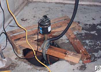 A Metairie sump pump system that failed and lead to a crawl space flood.
