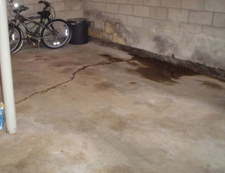 basement floor crack repair system in Mississippi & Louisiana